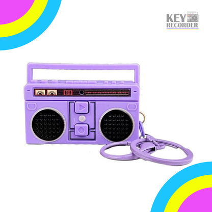 Key Recorder, Grabador de Voz Regrabable, llavero Retro de los 90´s