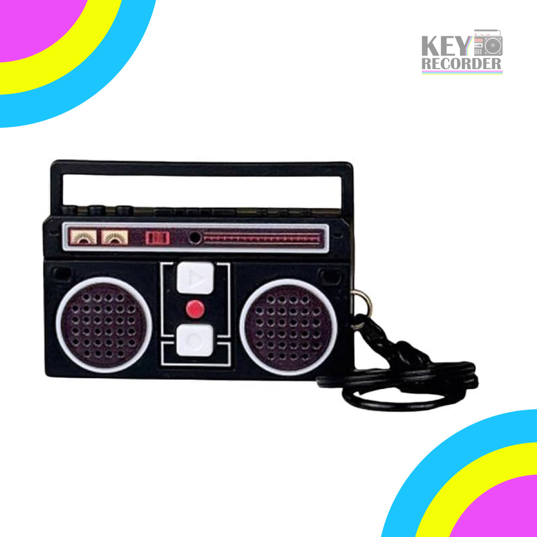 Key Recorder, Grabador de Voz Regrabable, llavero Retro de los 90´s