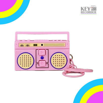 Key Recorder, Grabador de Voz Regrabable, llavero Retro de los 90´s